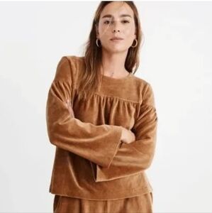 Madewell Texture & Thread Womens Small Corduroy Swing Top